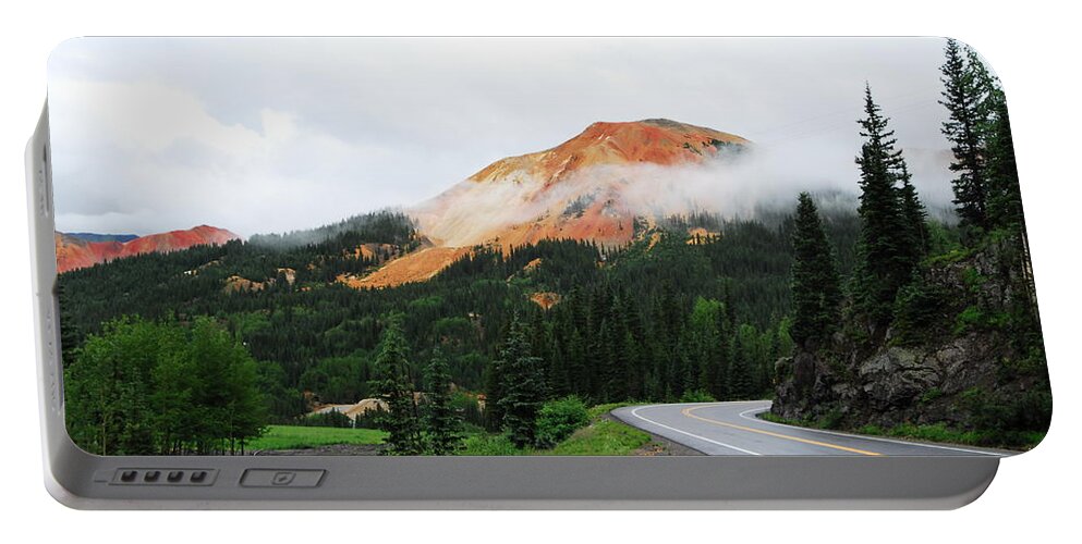 Roads Portable Battery Charger featuring the photograph The Million Dollar Highway To Ouray by Brad Hodges