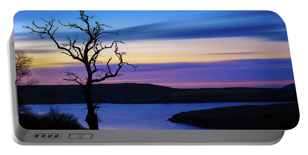 Tree Portable Battery Charger featuring the photograph The Naked Tree at Sunrise by Semmick Photo