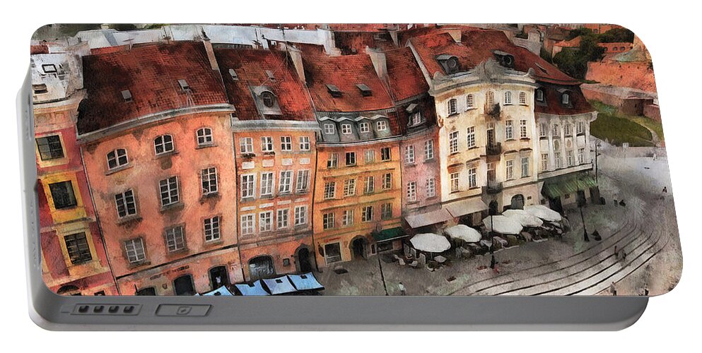  Portable Battery Charger featuring the photograph Old Town in Warsaw # 20 by Aleksander Rotner