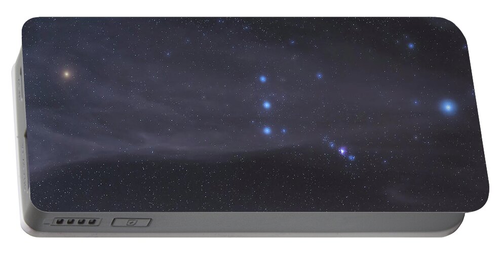 Astronomy Portable Battery Charger featuring the photograph The Orion Constellation Rises by John Davis