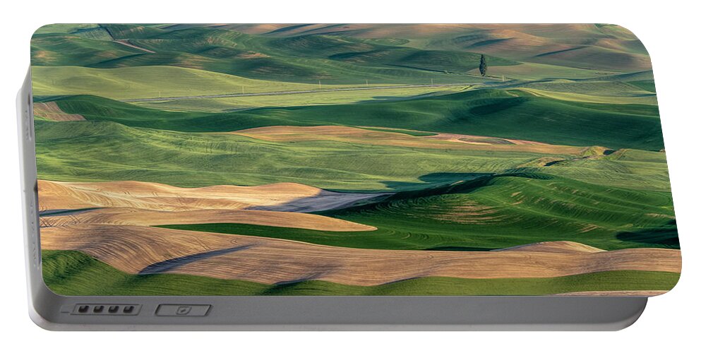 Palouse Portable Battery Charger featuring the photograph The Palouse by Joe Paul