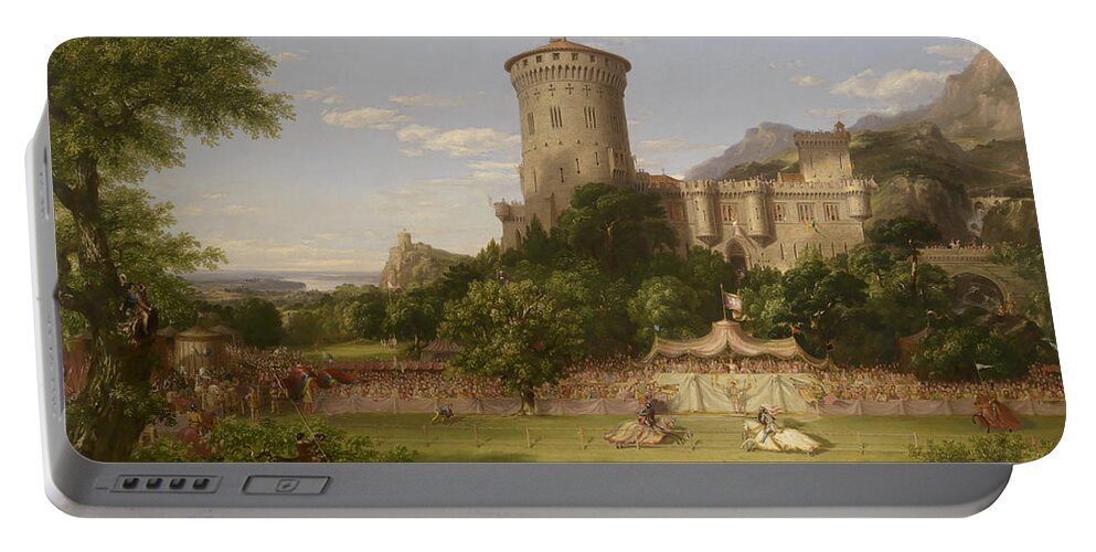 Thomas Cole Portable Battery Charger featuring the painting The Past 2 by Thomas Cole