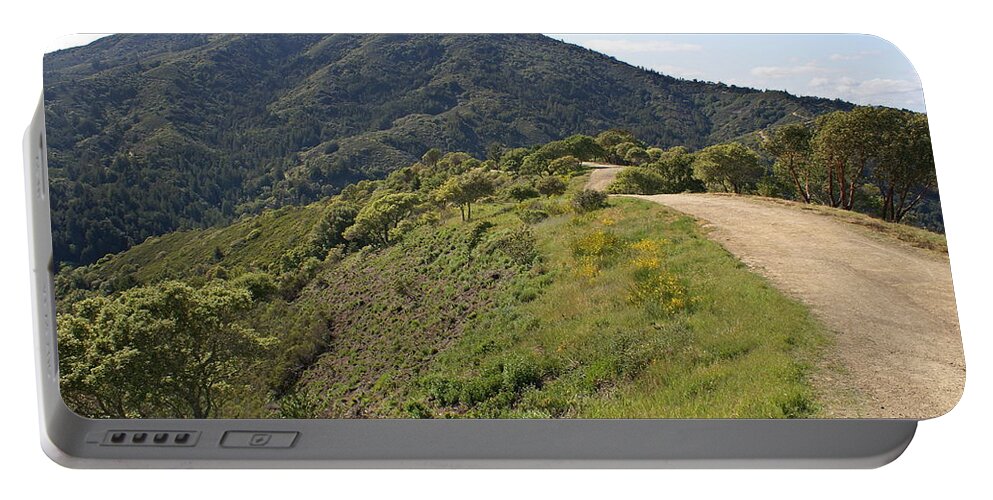 Mount Tamalpais Portable Battery Charger featuring the photograph The Path to Tamalpais by Ben Upham III