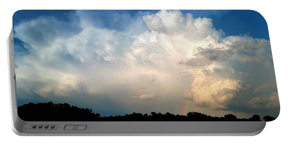 Storm Portable Battery Charger featuring the photograph The Perfect Storm by Ally White