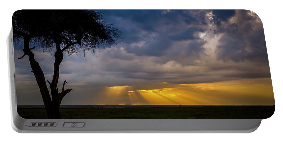 2018-06-02 Portable Battery Charger featuring the photograph The Plains of Africa by Phil And Karen Rispin