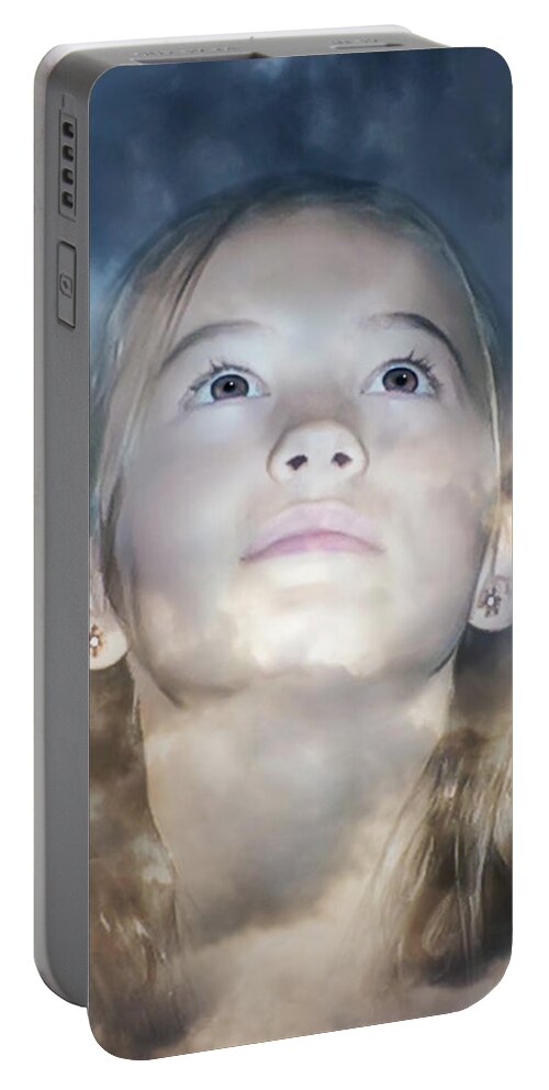 2d Portable Battery Charger featuring the photograph The Promise Of Hope by Brian Wallace
