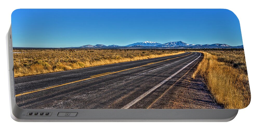 Flagstaff Az Portable Battery Charger featuring the photograph The Road to Flagstaff by Harry B Brown