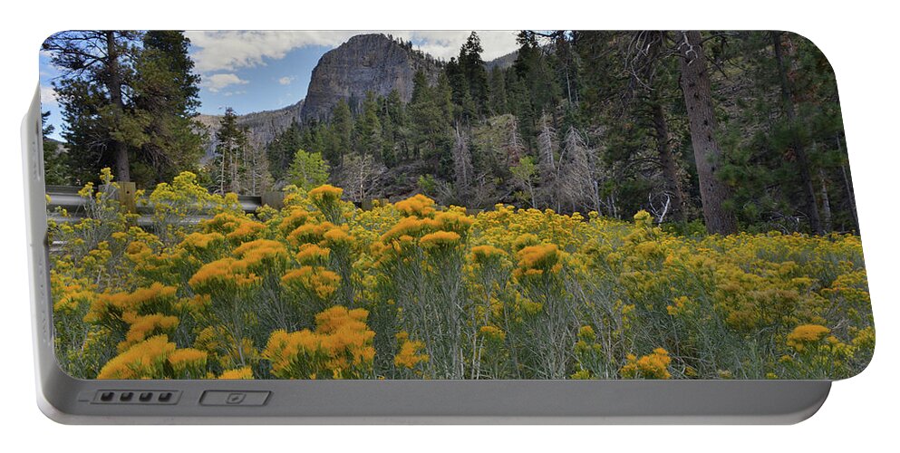 Humboldt-toiyabe National Forest Portable Battery Charger featuring the photograph The Road to Mt. Charleston Natural Area by Ray Mathis