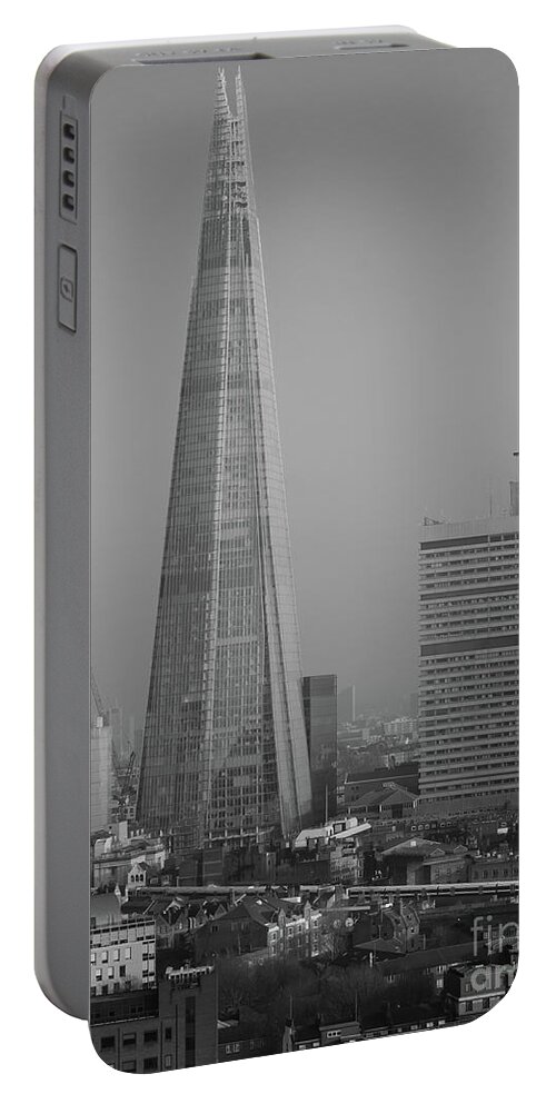 The Shard Portable Battery Charger featuring the photograph The Shard, London by Perry Rodriguez