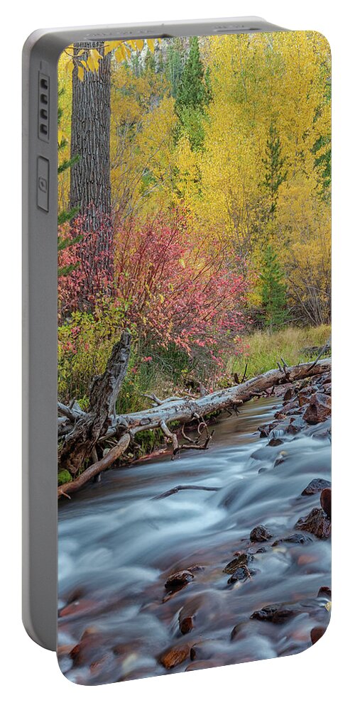 Fall Portable Battery Charger featuring the photograph The Sierra Autumn by Jonathan Nguyen