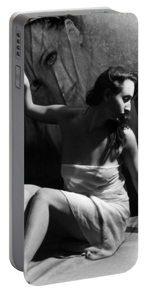 Conceptual Portable Battery Charger featuring the photograph The Struggle Within by Jaeda DeWalt