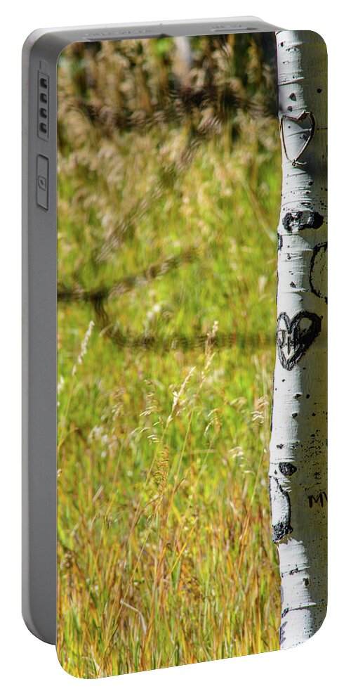 Tree Portable Battery Charger featuring the photograph The Trysting Tree by Tikvah's Hope