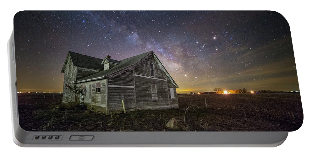 Sky Portable Battery Charger featuring the photograph The Unknown by Aaron J Groen