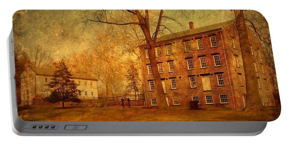 New Jersey Portable Battery Charger featuring the photograph The Village - Allaire State Park by Angie Tirado