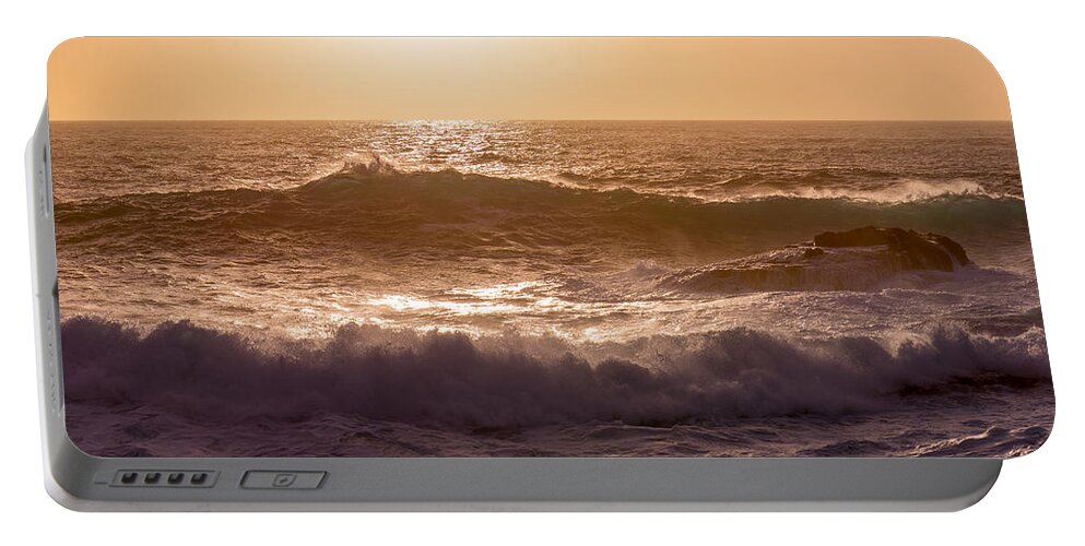 Sunset Portable Battery Charger featuring the photograph The Way West by Derek Dean