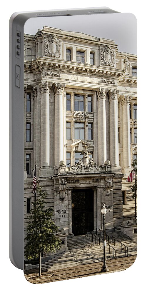 John A Wilson Building Portable Battery Charger featuring the photograph The Wilson Building by Greg and Chrystal Mimbs
