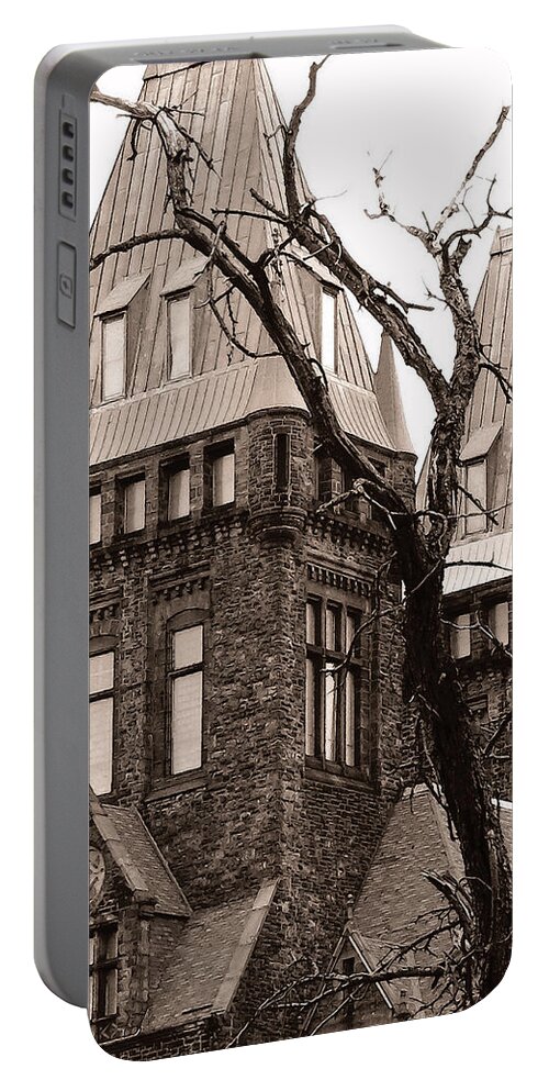 Asylum Portable Battery Charger featuring the photograph Then The Dream Wakes Me by Char Szabo-Perricelli