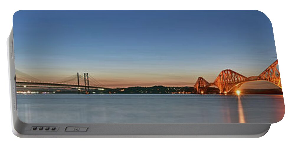 Scotland Portable Battery Charger featuring the photograph Three Forths at Dusk by Kuni Photography