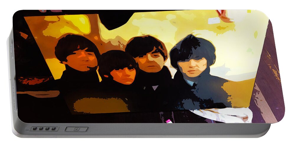 Susan Vineyardk Beatles Portable Battery Charger featuring the photograph Thrift Shop by Susan Vineyard