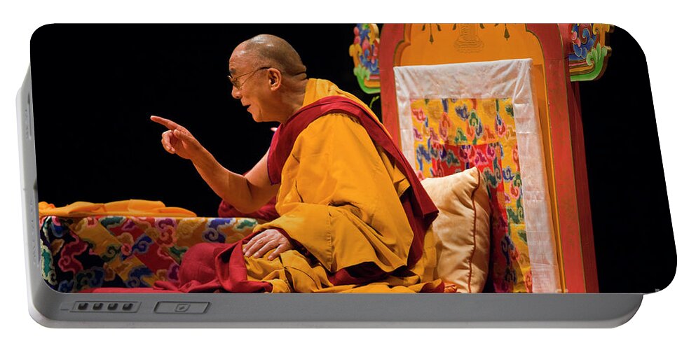 Craig Lleader Portable Battery Charger featuring the photograph Tibetan_d149 by Craig Lovell