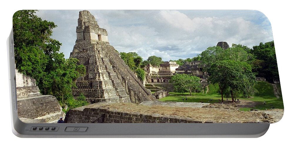Tikal National Park Portable Battery Charger featuring the photograph Tikal National Park by Mariel Mcmeeking