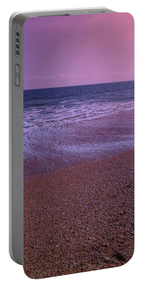 Beach Portable Battery Charger featuring the photograph Time and Tide by John M Bailey