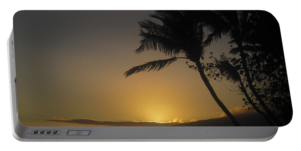 Sunset Portable Battery Charger featuring the photograph To Dream by Marilyn Wilson