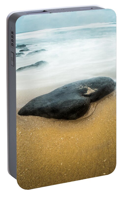 Ocean Portable Battery Charger featuring the photograph To Stay Between by Parker Cunningham