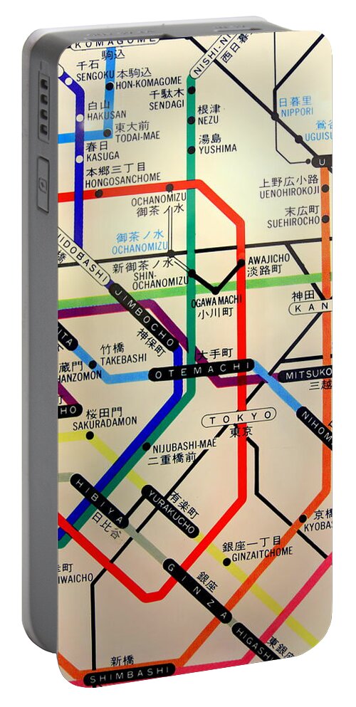 Tokyo Portable Battery Charger featuring the photograph Tokyo Subway 2 by Imagery-at- Work