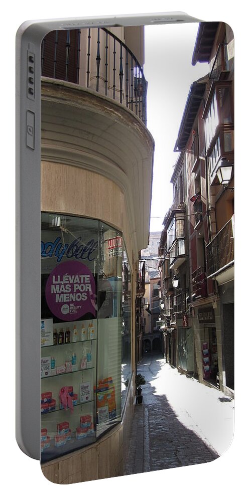 Toledo Portable Battery Charger featuring the photograph Toledo Window Shopping by John Shiron