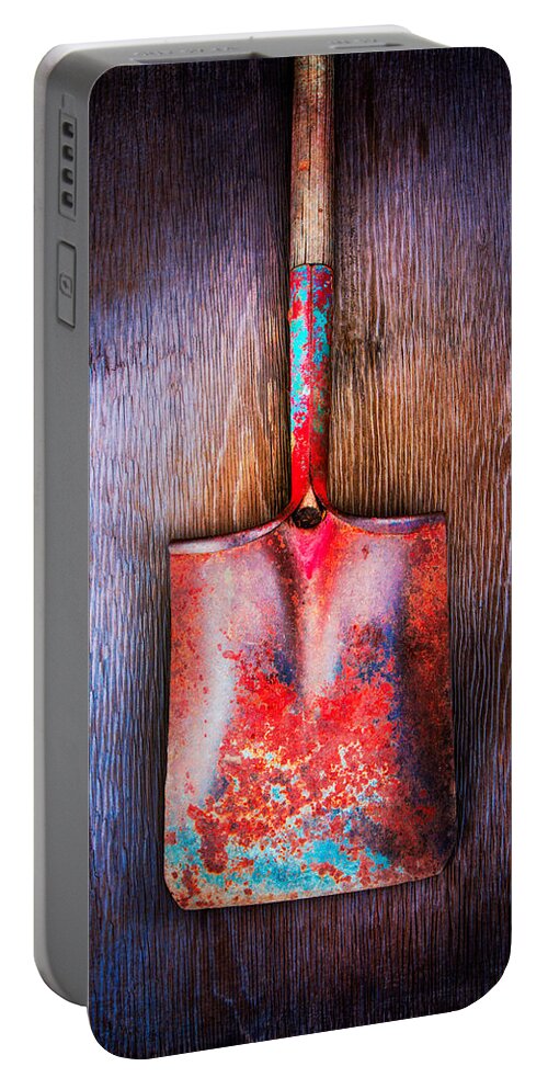 Antique Portable Battery Charger featuring the photograph Tools On Wood 47 by YoPedro