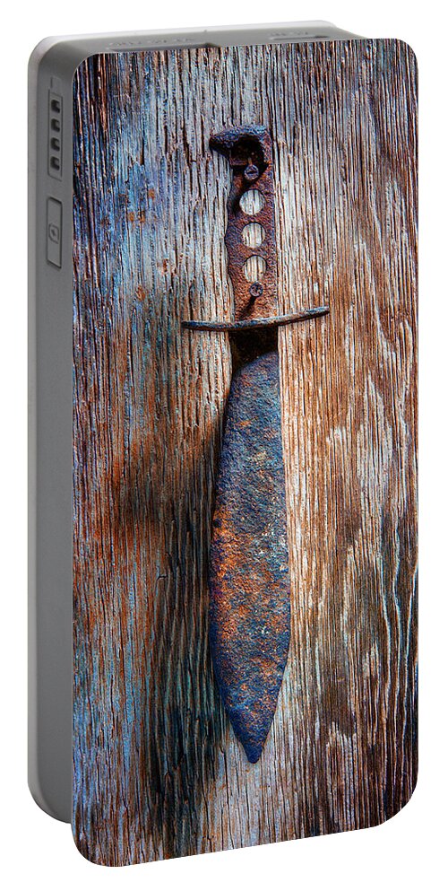 Antique Portable Battery Charger featuring the photograph Tools On Wood 75 by YoPedro