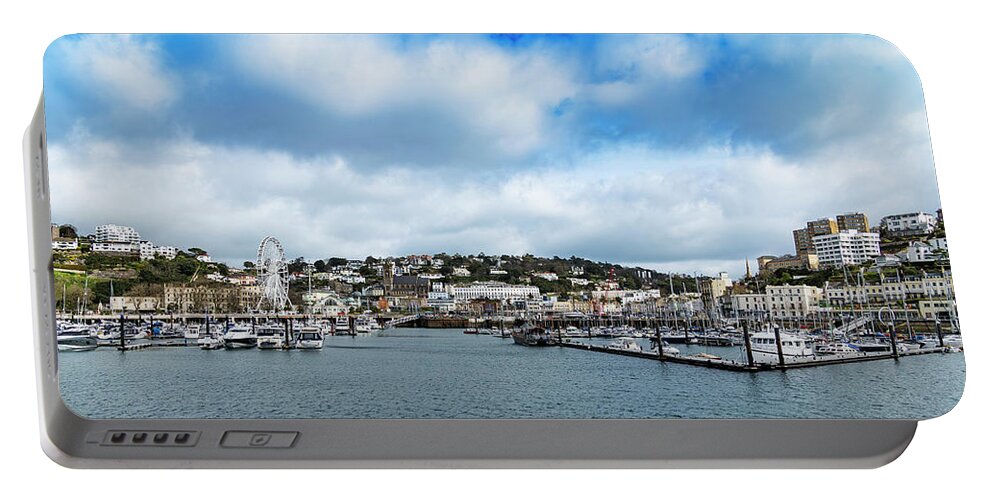 Torquay Portable Battery Charger featuring the photograph Torquay Devon by Scott Carruthers