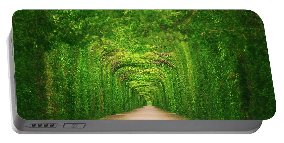 Tunnel Portable Battery Charger featuring the photograph Towards by Iryna Goodall