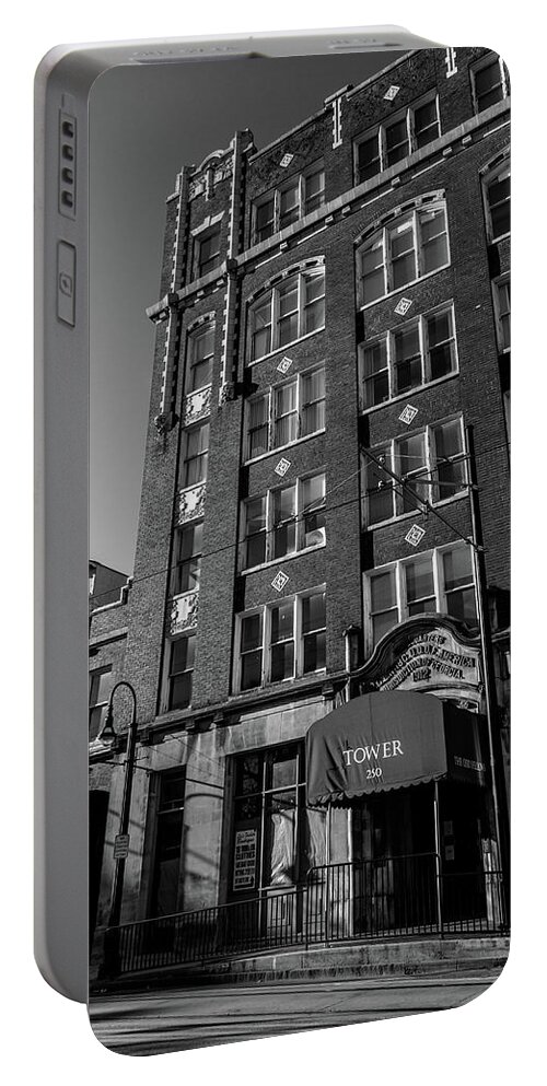 Buildings Portable Battery Charger featuring the photograph Tower 250 by Kenny Thomas