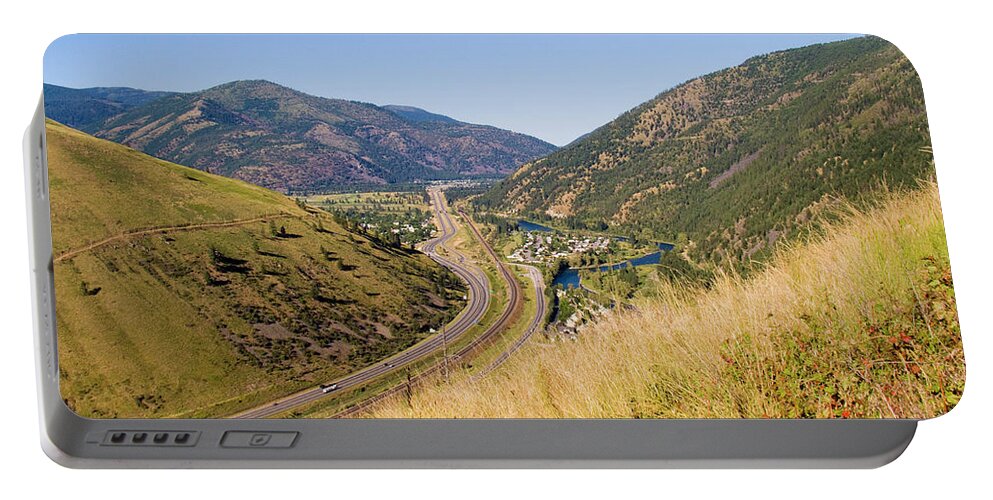 Adventure Portable Battery Charger featuring the photograph Hellgate Canyon by Todd Bannor