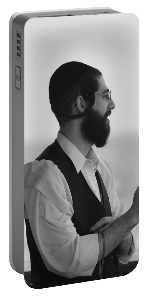 Black And White Portable Battery Charger featuring the photograph Tradition by Rob Hans
