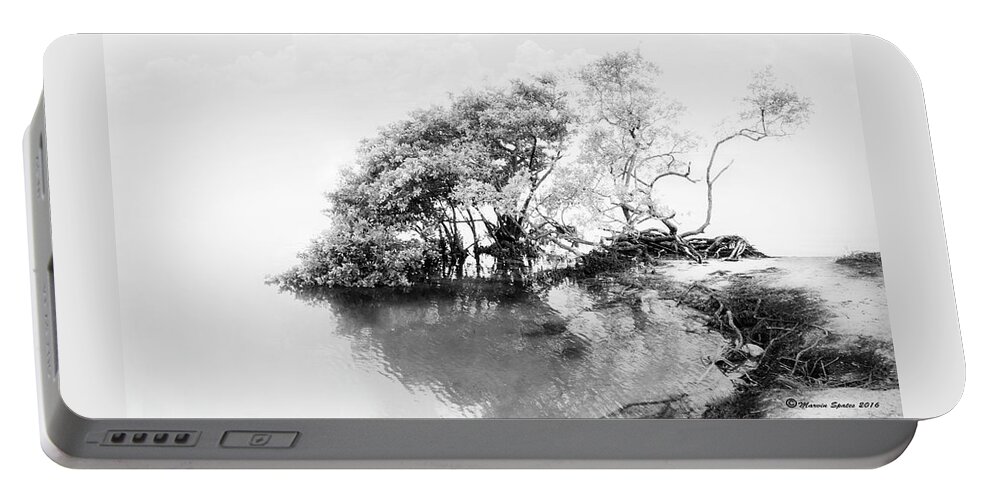 Clouds Portable Battery Charger featuring the photograph Trails End by Marvin Spates