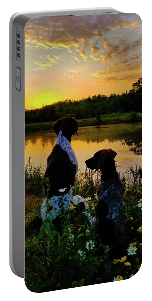 Gsp Portable Battery Charger featuring the photograph Tranquil Moment by Brook Burling