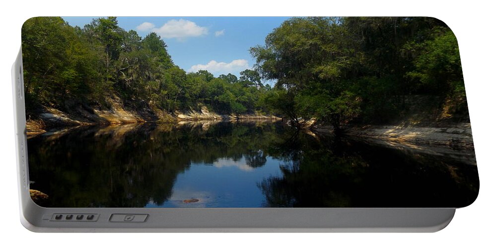 Suwannee Portable Battery Charger featuring the photograph White Springs Suwannee by Julie Pappas