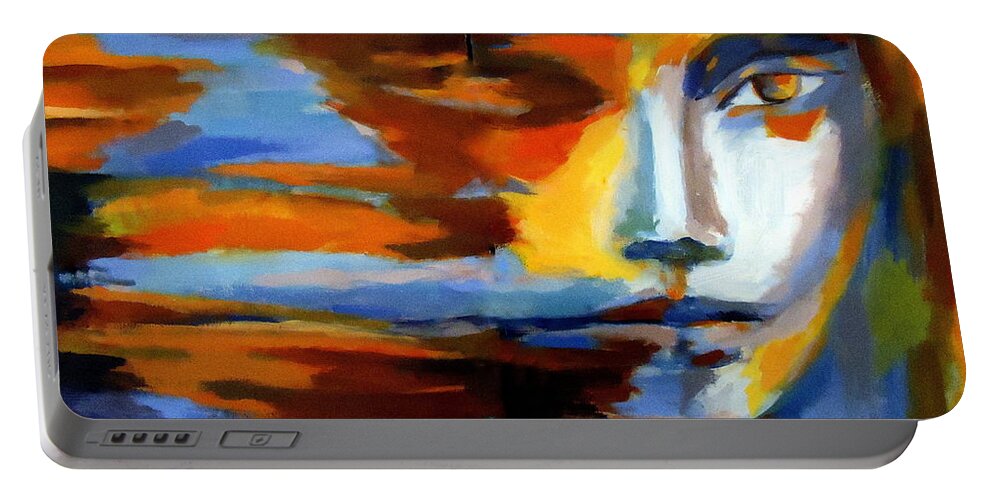 Art Portable Battery Charger featuring the painting Transition by Helena Wierzbicki