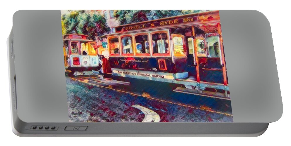 San Francisco Portable Battery Charger featuring the photograph Travel San Fran Style by Tricia Marchlik
