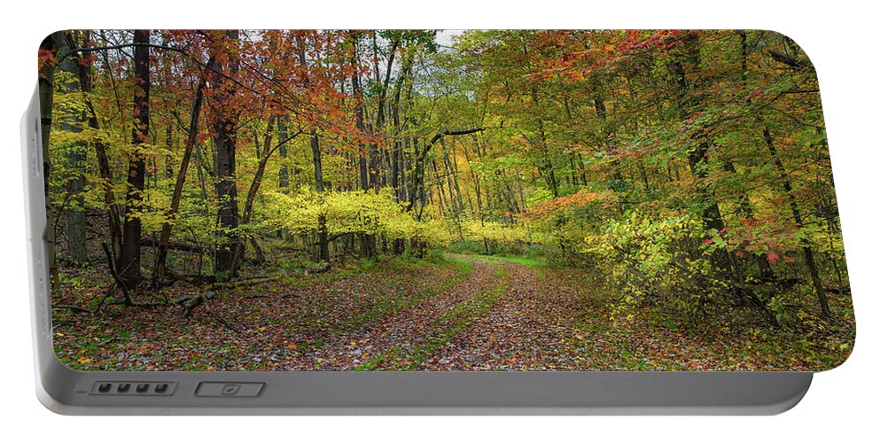 John Bailey Portable Battery Charger featuring the photograph Travels Through Autumn by John M Bailey