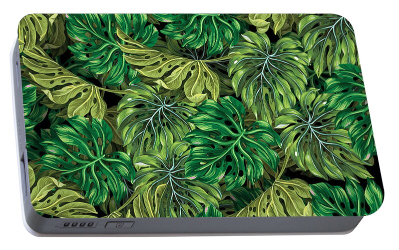 Summer Portable Battery Charger featuring the photograph Tropical Haven 2 by Mark Ashkenazi