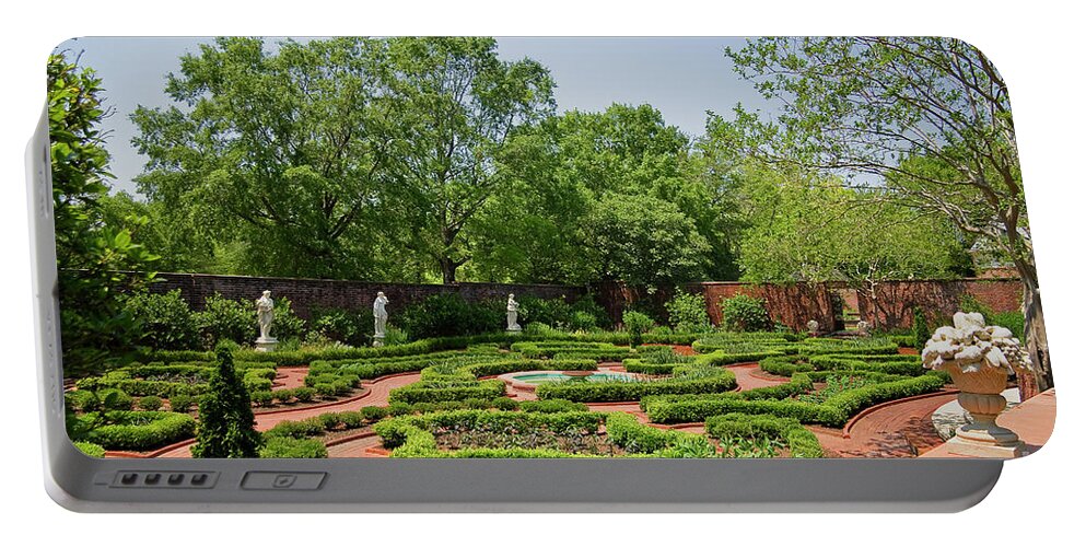 Tryon Palace Portable Battery Charger featuring the photograph Tryon Palace Gardens by Jill Lang