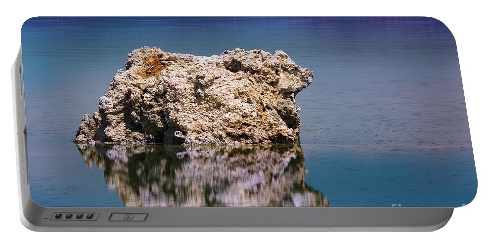 Mono Lake Portable Battery Charger featuring the photograph Tuffa by Anthony Michael Bonafede
