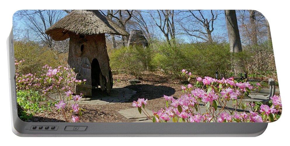 Tulip Portable Battery Charger featuring the photograph Tulip Tree House, Winterthur #4984 by Raymond Magnani