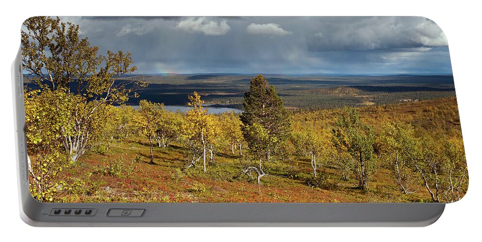 Rihmakuru Portable Battery Charger featuring the photograph Tundra View by Aivar Mikko