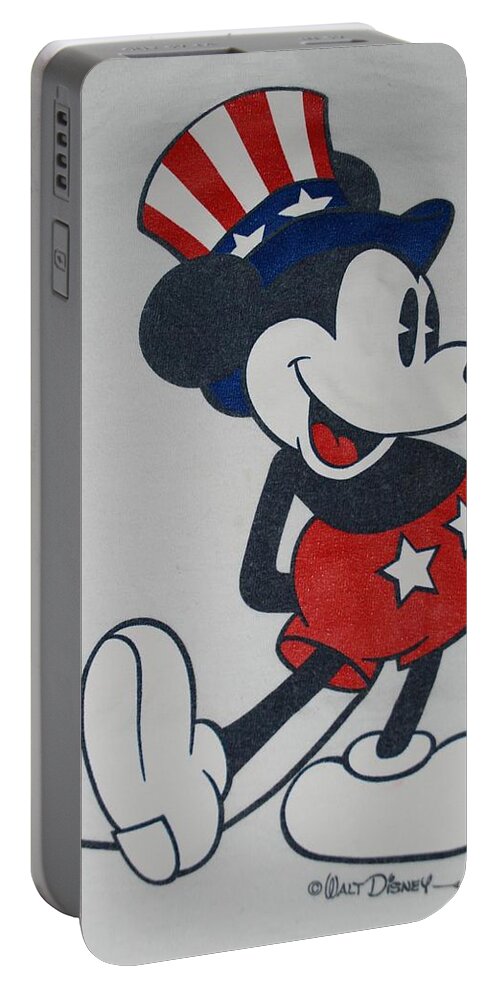 Mickey Mouse Portable Battery Charger featuring the photograph Uncle Mickey by Rob Hans