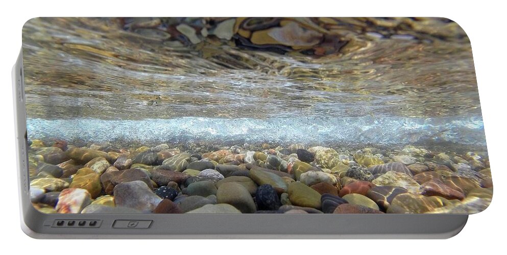 Water Portable Battery Charger featuring the photograph Under The Lake by Dan Holm